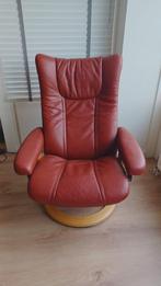 Stressless Wing. Relax fauteuil. Medium., Huis en Inrichting, Fauteuils, Ophalen, Leer, Zo goed als nieuw, 75 tot 100 cm