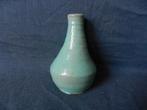 Leuk Brouwer aardewerk groen geglazuurd vaasje h. 9,4 cm., Antiek en Kunst, Antiek | Keramiek en Aardewerk, Ophalen of Verzenden