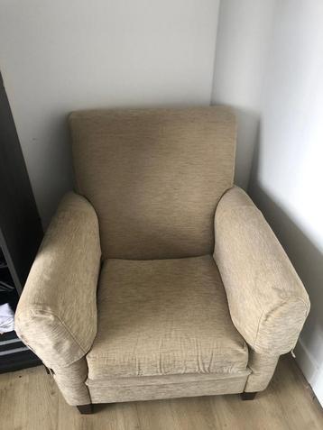 Comfortabele Fauteuil Beige - Direct Ophalen! beschikbaar voor biedingen