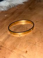 Gouden armband met diamanten, Ophalen of Verzenden, Zo goed als nieuw, Goud, Met kristal