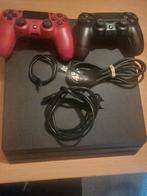 Playstation 4 1 TB, Spelcomputers en Games, Spelcomputers | Sony PlayStation 4, Ophalen of Verzenden, Zo goed als nieuw, Met 2 controllers
