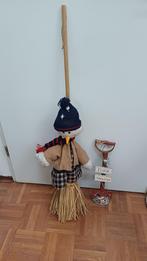 Kerst: bezem en schep, leuk voor binnen/buiten, Ophalen, Zo goed als nieuw
