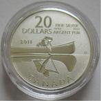 Canada - 20 Dollars 2011 - the Canoe - OVP, Verzenden, Noord-Amerika, Setje, Zilver