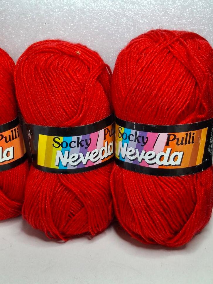 Sokkenwol - 4 Bollen, Hobby en Vrije tijd, Breien en Haken, Nieuw, Breien of Haken, Wol of Garen, Ophalen of Verzenden