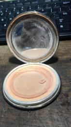 Verzilverde vintage poederdoos, Gebruikt, Gehele gezicht, Ophalen of Verzenden, Make-up