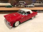 1:18 Ford T-Bird 1957 Hardtop Revell Rood/wit, Ophalen of Verzenden, Gebruikt, Auto, Revell