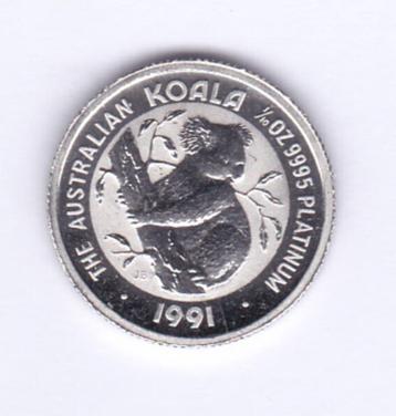 Australië 15 dollars 1991 Koala van 1/10 ounce PLATINA beschikbaar voor biedingen