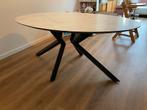 Mooie ovale HPL marmere tafel - 180x100 cm afhalen Hillegom, Huis en Inrichting, Tafels | Eettafels, Ophalen, Kunststof, Gebruikt