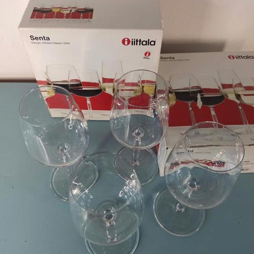 Iittala Senta Wijnglazen - Set van 4, Huis en Inrichting, Keuken | Servies, Zo goed als nieuw, Glas of Glazen, Effen, Glas, Ophalen of Verzenden