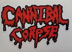 Cannibal Corpse erg  mooie  shaped sticker  --- 8 x12.5 cm, Verzenden, Gebruikt, Overige typen