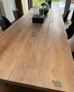 Wortelwoods eetkamertafel massief eikenhout boomstamtafel, Ophalen, Eikenhout, 200 cm of meer, 50 tot 100 cm