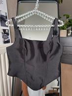 Zwarte Shoeby Top XS Monica Geuze, Zwart, Ophalen of Verzenden, Zo goed als nieuw, Zonder mouw
