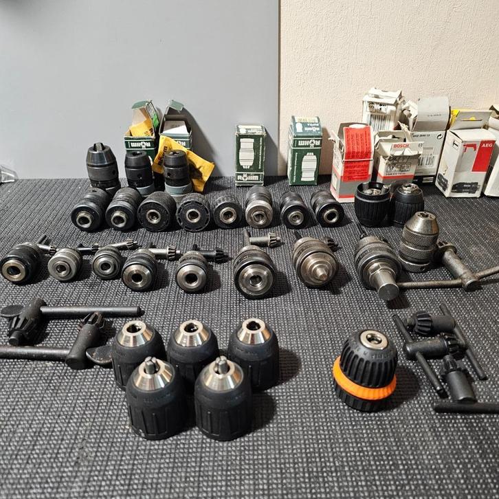 Professionele Jacobs Makita /Röhm, Bosch Snelspankoppen, Doe-het-zelf en Verbouw, Gereedschap | Boormachines, Nieuw, Boor- en Schroefmachine
