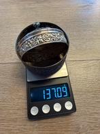 Zilveren jampothouder met deksel 137 gram, Ophalen of Verzenden, Zilver