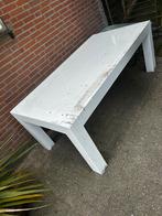 Tuintafel hard hout wit, Ophalen of Verzenden, Zo goed als nieuw, X, Rechthoekig