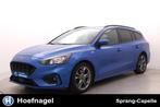 Ford Focus Wagon 1.5 EcoBoost ST Line | 150PK | Trekhaak | C, Auto's, Ford, Stof, Gebruikt, Zwart, Blauw