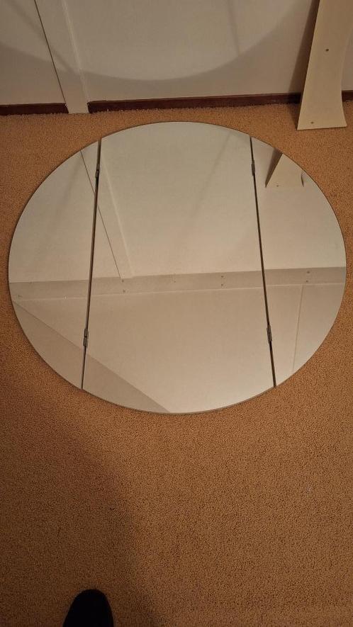 vintage spiegel die ingeklapt kan worden, Huis en Inrichting, Woonaccessoires | Spiegels, Gebruikt, 75 tot 100 cm, Minder dan 100 cm