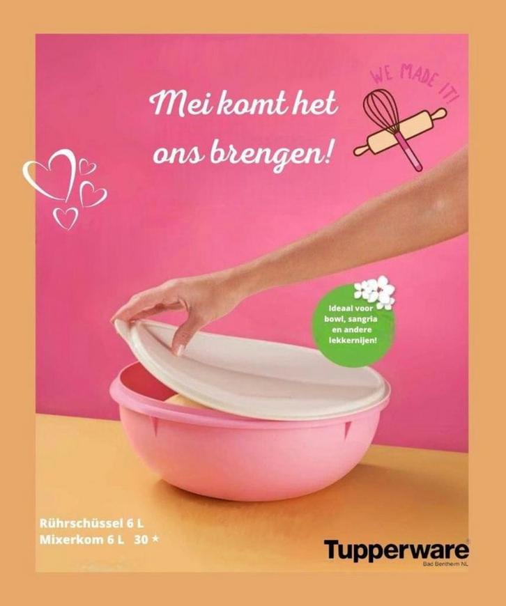 Tupperware Superkom / Mixerkom # 6 liter, Huis en Inrichting, Keuken | Tupperware, Nieuw, Bak of Kom, Ophalen of Verzenden