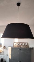 Grote zwarte lamp kap 70/30, Huis en Inrichting, Lampen | Hanglampen, Ophalen, Zo goed als nieuw, 50 tot 75 cm