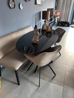 Modern & Elegante tafel van Kas20 met 2 stoelen, Ophalen, 100 tot 150 cm, Sjiek, 50 tot 100 cm