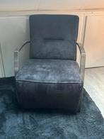 fauteuil leder, Huis en Inrichting, Fauteuils, Ophalen, Gebruikt, 75 tot 100 cm, 50 tot 75 cm