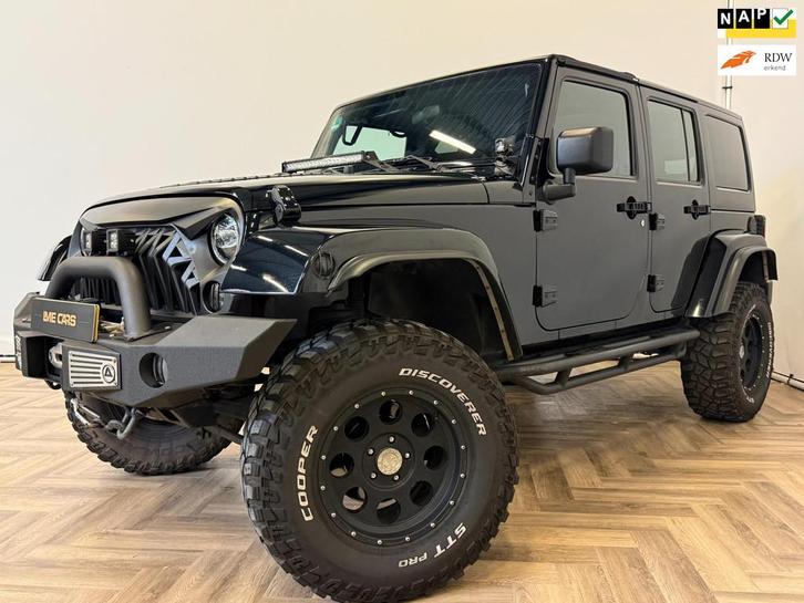 Jeep WRANGLER UNLIMITED 3.6 |UNIEK|VOL|LIER|VEEL EXTRA"S, Auto's, Jeep, Bedrijf, Te koop, Wrangler, 4x4, ABS, Airbags, Airconditioning