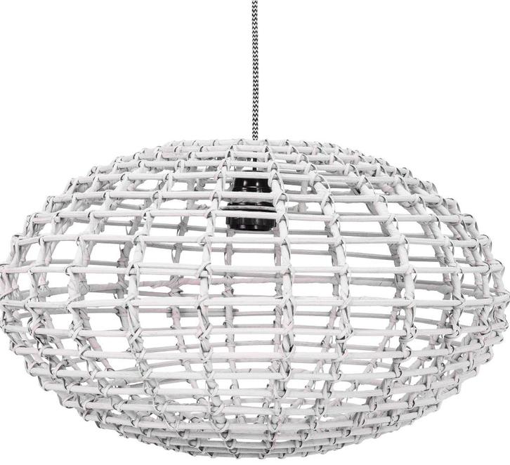 Rotan Hanglamp Kinderlamp Lamp Pumpkin Wit KidsDepot, Kinderen en Baby's, Kinderkamer | Inrichting en Decoratie, Nieuw, Lamp, Ophalen of Verzenden