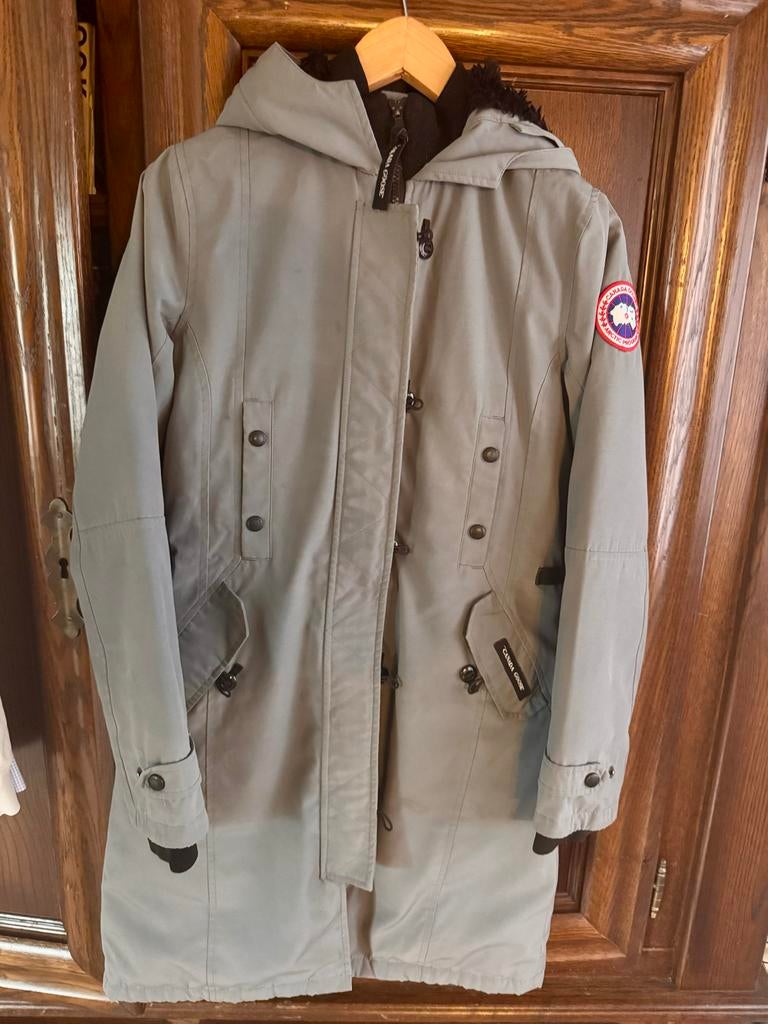 Canada Goose Dames Jas, Ophalen of Verzenden, Gedragen, Maat 36 (S), Grijs