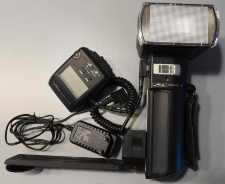 Metz 70MZ-5, Audio, Tv en Foto, Fotografie | Flitsers, Gebruikt, Metz, Kantelbaar, Ophalen of Verzenden
