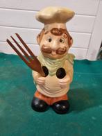 lepelhouder kok vintage met vork, Ophalen of Verzenden