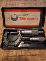 Mitutoyo Buiten Micrometer 0-25mm, Antiek en Kunst, Ophalen of Verzenden