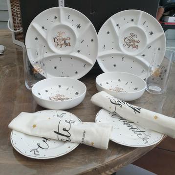 Riviera maison kerst gourmet servies  2 personen 35% beschikbaar voor biedingen