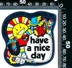 Sticker: Zonneveld Stickers - Have a nice day, Overige typen, Ophalen of Verzenden, Zo goed als nieuw