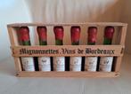 Mignonnettes/miniatuurflesjes, wijn/Vins de Bordeaux., Ophalen of Verzenden, Zo goed als nieuw, Frankrijk, Rode wijn