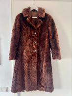 Vintage fur coat, bontjas (echt bont), Maat 38/40 (M), Ophalen of Verzenden, Bruin, Zo goed als nieuw