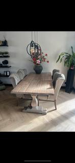 Klooster eettafel met stoelen, Huis en Inrichting, Ophalen, Zo goed als nieuw