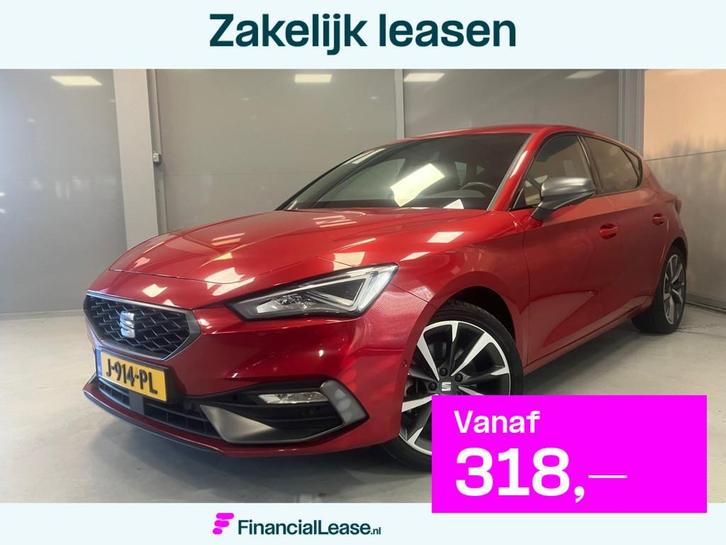 Seat Leon FR Launch Edition 1.5 eTSI | Trekhaak wegklapbaar, Auto's, Seat, Bedrijf, Lease, Financial lease, Leon, 4x4, ABS, Achteruitrijcamera