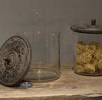 Glazen voorraadpot L pot deksel glas stoer sober landelijk, Huis en Inrichting, Woonaccessoires | Overige, Verzenden, Nieuw