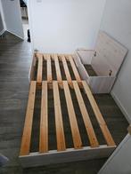 Flexa sofamodule voor hoogslaper met uittrekbed, Ophalen, Eenpersoons, Wit, 80 cm