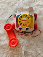 Telefoon Fisher Price, Kinderen en Baby's, Met geluid, Ophalen of Verzenden, Zo goed als nieuw, Duw- of Trekspeelgoed