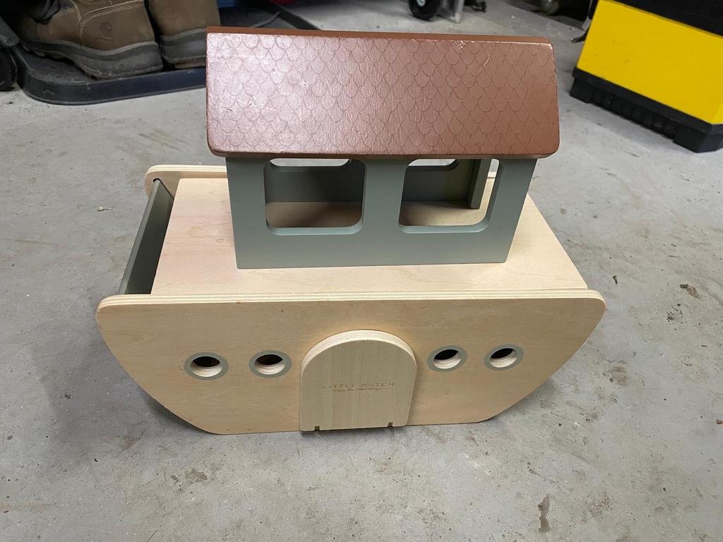 Little Dutch Ark met Dieren - Houten Speelgoed, Kinderen en Baby's, Speelgoed | Houten speelgoed, Ophalen of Verzenden, Zo goed als nieuw