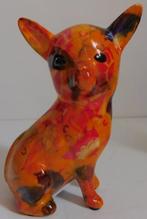 Pomme Pidou Oranje Chihuahua spaarpot, N.v.t., Steen, Aardewerk of Keramiek, N.v.t., Ophalen of Verzenden