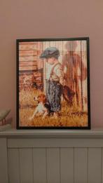 Diamond Painting - Jongen met Hond - Ingelijst, Ophalen