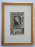 gravure portret CW Visscher pensionaris Amsterdam, Vinkeles,, Verzenden
