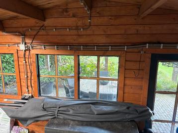 Parasol - vierkant 4x4 meter, Zo goed als nieuw! beschikbaar voor biedingen
