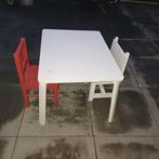 Kindertafel met 2 stoelen, Ophalen, Gebruikt, Tafel(s) en Stoel(en)