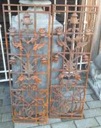 Deurrooster gietijzer blad 30.3/96 in twee kleuren., Antiek en Kunst, Ophalen of Verzenden