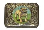 blik naaldenblikje Buldog gramophone needle tin, Ophalen of Verzenden, Gebruikt, Overige
