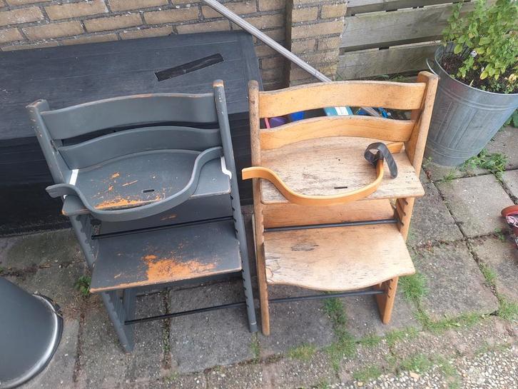 Stokke stoel, Tuin en Terras, Bergingen en Tuinkasten, Gebruikt, Overige typen, Hout, Ophalen of Verzenden