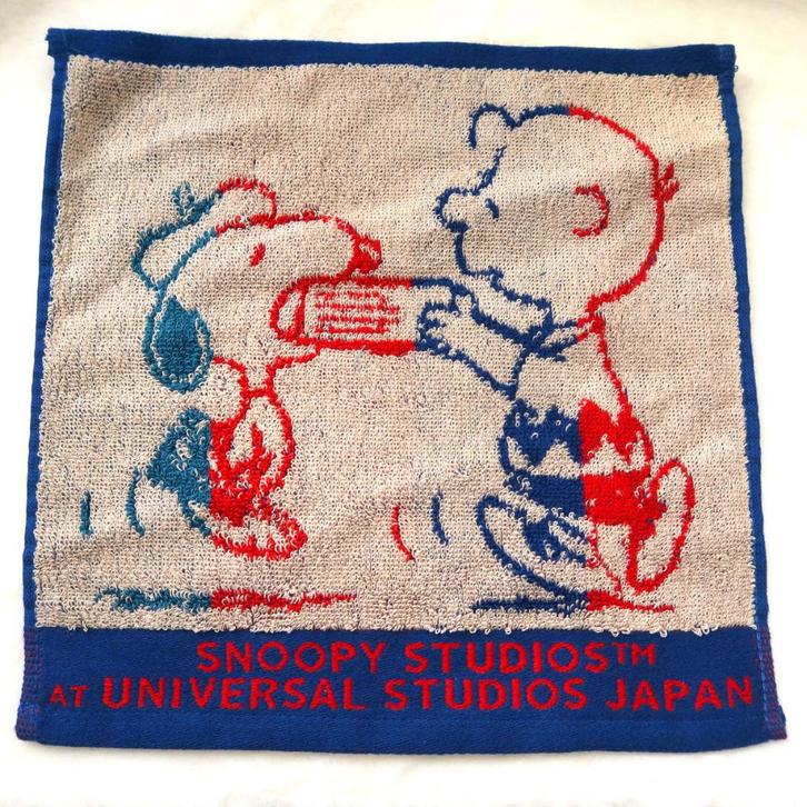 Snoopy Peanuts Comics Handdoekje van Universal Studios Japan, Verzamelen, Stripfiguren, Nieuw, Gebruiksvoorwerp, Snoopy, Verzenden